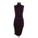 Bailey 44 Casual Dress - Bodycon: Burgundy Solid Dresses - Women's Size Medium