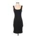 Old Navy Casual Dress - Bodycon Scoop Neck Sleeveless: Black Print Dresses - Women's Size Small