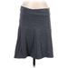 Old Navy Casual Skirt: Gray Marled Bottoms - Women's Size Small Petite