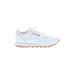 Reebok Sneakers: White Print Shoes - Women's Size 9 - Almond Toe