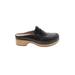 Dansko Mule/Clog: Black Print Shoes - Women's Size 37 - Round Toe