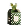 VSANTO Christmas Gift Boxes 10pcs Gift Boxes Bags Decorations Home Candy Cookies Bag (Color : Green)