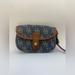 Dooney & Bourke Bags | Dooney Bourke Leather Gray/Blue Tan Wristlet | Color: Blue/Brown | Size: Os