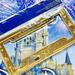 Disney Other | 2022 Walt Disney World 50th Anniversary Gold Metal License Plate Cover Frame Nwt | Color: Gold | Size: Os