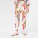 Anthropologie Pants & Jumpsuits | Anthropologie Saturday Sunday Camilla Floral French Terry Knit Jogger Pant Small | Color: Cream/Pink | Size: S