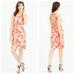 J. Crew Dresses | J. Crew Sun-Faded Tropical Sheath Dress | Color: Pink/White | Size: 0p