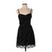 American Eagle Outfitters Cocktail Dress - Mini Sweetheart Sleeveless: Black Solid Dresses - Women's Size 4