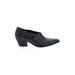 Zara Boots: Slip On Chunky Heel Boho Chic Black Snake Print Shoes - Women's Size 40 - Pointed Toe