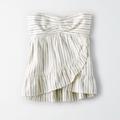 American Eagle Outfitters Tops | American Eagle Outfitters Ae Striped Tube Top Style 8279 In White. X-Large. | Color: Blue/White | Size: Xl