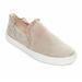 Kate Spade Shoes | Kate Spade Lilly Ruffle Slip-On Sneaker - 8.5 Taupe Suede | Color: Tan/White | Size: 8.5