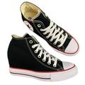 Converse Shoes | Converse Chuck Taylor All Star Lux Mid Hidden Wedge Black White Women 7 New Rare | Color: Black/White | Size: 7