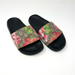 Gucci Shoes | Gucci Gg Blooms Supreme Floral Slide Slip On Sandals Flats Eu 37 | Color: Green/Pink | Size: 37eu