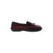 Born Handcrafted Footwear Flats: Burgundy Solid Shoes - Women's Size 8 - Almond Toe