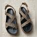 Madewell Shoes | Madewell “The Aubrey Sandal Spotted Calfhair” Color: Dried Flax Multi Size 8 | Color: Black/Cream | Size: 8