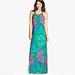 Lilly Pulitzer Dresses | Lilly Pulitzer Franconia Maxi Dress L Rare | Color: Green/Pink | Size: 4