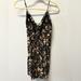 American Eagle Outfitters Dresses | American Eagle Floral Skater Dress Size Small | Color: Black/Tan | Size: S