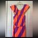 Lilly Pulitzer Dresses | Lilly Pulitzer Orange Purple Maxi Dress Xs | Color: Orange | Size: Xs