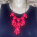 J. Crew Jewelry | J Crew Hot Pink Bib Bauble Necklace | Color: Pink | Size: Os