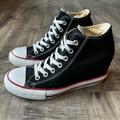 Converse Shoes | Converse Chuck Taylor All Star Lux Hidden Heel Wedge Shoes Black Women’s 8.5 | Color: Black | Size: 8.5