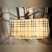 Burberry Bags | Burberry London, Top Handle Bag Neutrals Plaid Print Haymarket Check Pattern | Color: Red/Tan | Size: Small