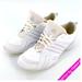 Adidas Shoes | Adidas White Leather Sneakers Size Us 7 | Color: Silver/White | Size: 7