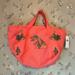 Anthropologie Bags | Anthropologie Elizabeth Scarlett Embroidered Canvas Handbag | Color: Orange/Pink | Size: Os