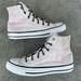 Converse Shoes | Converse Chuck Taylor All Star High Pink Velvet Shoes Sneakers Women's Size 7.5 | Color: Pink/White | Size: 7.5