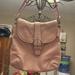 Coach Bags | Coach Shoulder Handbag Soho Pink Leather : Saddle Flap Buckle Purse | Color: Pink | Size: Os