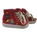 Disney Shoes | Disney Minnie Mouse Sneakers High Top Size 6 Graphic Designs Red Side Zip | Color: Red | Size: 6bb