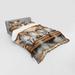 Ambesonne Cat Bedding Set & Pastel Brown & Pale Gray Polyester | California King Duvet Cover + 3 Additional Pieces | Wayfair bsnev_429876_calking