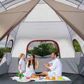 FERACT 8/10 Person Camping Tent, Large 2 Room Family Tent w/ Weatherproof Instant Cabin Shelter | Wayfair A0C6XYPKMY