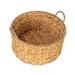 Household Essentials Kathleen Seagrass Bucket Seagrass, Metal in Brown | 7.87 H x 15.75 W x 15.75 D in | Wayfair HE1189