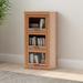 RARLON 47.24" H x 23.62" W Solid Wood Barrister Bookcase Wood in Brown | 47.24 H x 23.62 W x 12.4 D in | Wayfair 07LSQ38KFEF0GRKNG5A