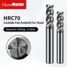ChowMaster HRC70 CARBID End Mill 4 flauto taglio lega carburo acciaio al tungsteno fresa CNC