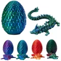 Ensemble cadeau de dragon imprimé en 3D oeuf de dragon ornement de pierre précieuse décoration