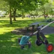 Jeu de roues réglables pour tondeuse à gazon débroussailleuse Wacker de mauvaises herbes roues