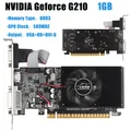 Carte vidéo pour NVIDIA Geforce GT210 1 Go 64 bits GDDR3 PCI-E Pcie 2.0 X16 VGA DVI HT210