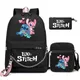 Sac à dos CAN o Stitch pour enfants cartable imprimé sac à dos étudiant sac de voyage pour
