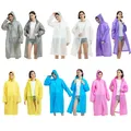 OligWomen-Imperméable imperméable pour femme poncho de pluie manteau de pluie transparent veste