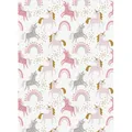 Rainbow Unicorn Home Decor carte da parati autoadesive mobili Makeover decorazione della parete