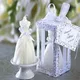 15pcs wedding bride dress candle favor wedding gifts for guest wedding souvenirs