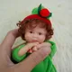 Newborn Mini reborn Baby Doll Realistic Newborn Silicone Full Body Cute Small Babies Realistic