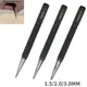 1/3Pcs 1.5mm/2mm/3mm Alloy Steel Center Punch Metal Wood Marking Drilling Tool Black Center Punch