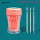 200Pcs Double Head Dental Floss Interdental Toothpick Brush With Box Plastic Teeth Stick Oral Care