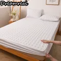 Dreamreal Cotton Thick Quilted Mattress Cover 2 Pattern Anti-bacterial Anti-mite Mattress Protector