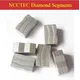 M Shape Diamond segments teeth heads for Combination mine saw blade cutting bluestone