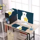 Computer Dust Cover Desktop Monitor Main Box All-inclusive Protective Cover Cute Home Net Red