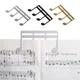 25UC Pianos Stand Song Book Page Holder Clip Music Score Note Textbook Clips Sheet Keyboard Metal