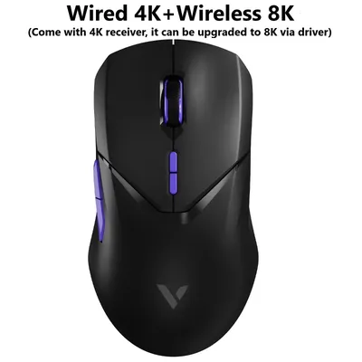 Rapoo VT9PRO/VT9Air 4K Wireless Gaming Mouse Superlight 26000DPI 4KHz Polling Rate 0.25ms Response Time 180H BatteryLife PAW3398