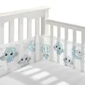 2 Pcs Breathable Baby Crib Bumper Printed Crib Protector Bed Protector Anti-Collision Child Bed